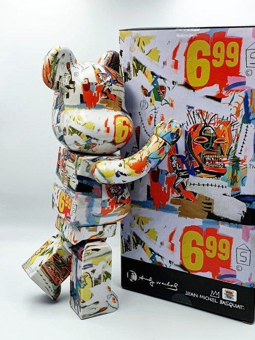 NO RESERVE Andy Warhol x Jean Michel Basquiat x Medicom Toy, Antiek en Kunst, Kunst | Designobjecten