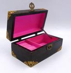 Sieradendoos - Hout, Paille - Chinoiserie met vlinders