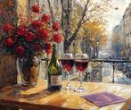 Irina Collins - Wine and Roses · NO Reserve, Antiek en Kunst, Kunst | Schilderijen | Modern