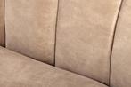 3-zitsbank BABYLON 200cm champagne beige fluweel met, Huis en Inrichting, Ophalen of Verzenden, Nieuw