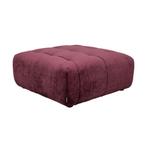 *WOONWINKEL* Dutchbone Giada Vierkante Hocker Plum Paars, Huis en Inrichting, Verzenden, Nieuw