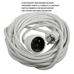 Benson Verlengsnoer - 3x1,5 mm² - 10 meter - wit - veilig.., Doe-het-zelf en Verbouw, Elektra en Kabels, Ophalen of Verzenden