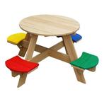 2dekans | AXI Ufo Picknicktafel Rond voor 4 kinderen in, Ophalen of Verzenden, Zo goed als nieuw