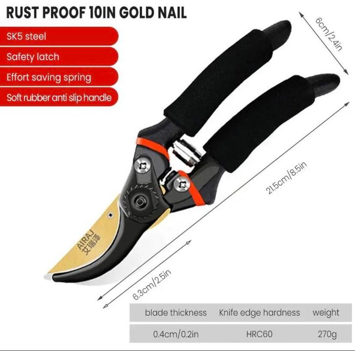 Snoeischaar Airaj Multifunctionele Professionele Snoeischaar, Tuin en Terras, Hand-tuingereedschap, Overige soorten, Nieuw, Verzenden