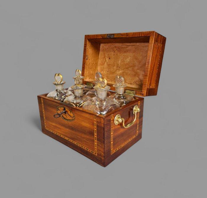 Drankkast - Mahonie, Padauk - FREE SHIPPING!!!, Antiek en Kunst, Antiek | Meubels | Stoelen en Banken