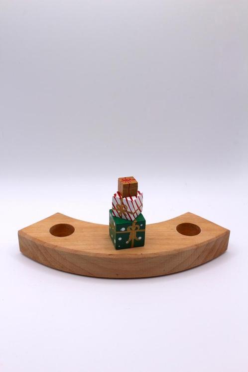 Jaarring steker Cadeautjes groen/rood/wit, Kinderen en Baby's, Speelgoed | Houten speelgoed, Nieuw, Ophalen of Verzenden