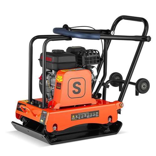 Compacte trilplaat met benzinemotor - Ideaal voor tuin- e..., Sport en Fitness, Fitnessmaterialen, Nieuw, Ophalen of Verzenden