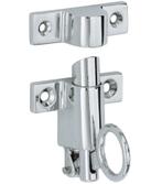Raamknip Elegant met sluitkom glans chroom, Doe-het-zelf en Verbouw, Hang- en Sluitwerk, Verzenden, Nieuw