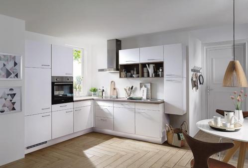 Moderne witte keuken van hoogwaardige kwaliteit., Huis en Inrichting, Keuken | Complete keukens, Kunststof, Hoogglans of Gelakt