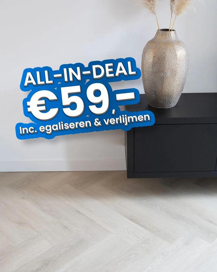 Plak pvc Visgraat licht eiken |  Belakos Palazzo Visgraat XL, Huis en Inrichting, Stoffering | Vloerbedekking, Ophalen