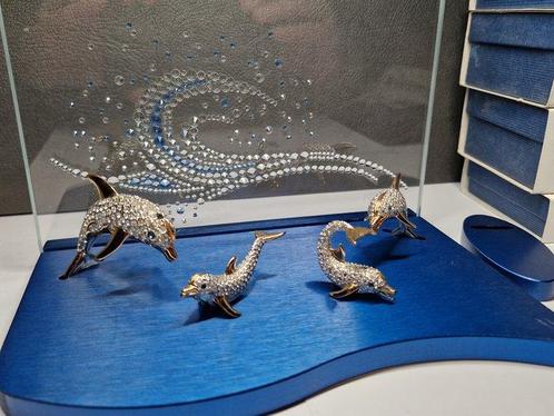 Swarovski - Beeldje - Swarovski x Oliver Weber Dolphins, Antiek en Kunst, Curiosa en Brocante