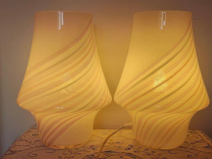 Bureaulamp (2) - Glas, Antiek en Kunst, Antiek | Lampen