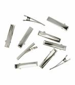Haarspeld Alligator Klein Recht 3,5cm Zilver 10 Stuks, Verzenden, Nieuw