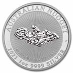 Silver Nugget Golden Eagle 1 oz 2021 (30.000 oplage), Postzegels en Munten, Munten | Oceanië, Zilver, Losse munt, Verzenden