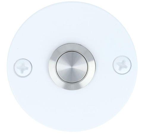 Beldrukker PIET BOON PB52 mat wit 50 mm, Doe-het-zelf en Verbouw, Hang- en Sluitwerk, Verzenden