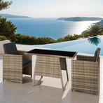 Wicker zitgroep Lausanne 2+1 - natuur, Tuin en Terras, Verzenden, Nieuw