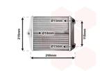 KACHEL RADIATEUR VOOR MERCEDES BENZ W124 1985-1995, Ophalen of Verzenden, Nieuw