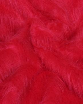 Imitatie Bont Langharig Rood, Hobby en Vrije tijd, Stoffen en Lappen, Rood, Nieuw