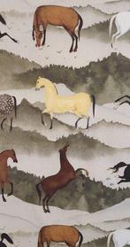 Stof Chevalier met rennende paarden -300x280cm- Paarden