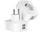 Veiling - 2x GHome Smart Stopcontact met USB 16 A, Nieuw