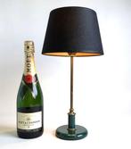 AGI - Tafellamp - Groene chique lamp - Staal, Antiek en Kunst