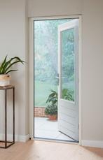 2dekans | Bruynzeel Rolhor deur s700 110x205 wit, Doe-het-zelf en Verbouw, Deuren en Horren, Ophalen of Verzenden, Zo goed als nieuw