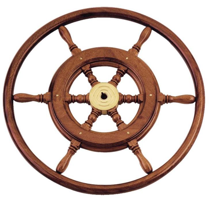 STUURWIEL TYPE-3B MAHONIE 55 CM, Watersport en Boten, Bootonderdelen, Nieuw, Zeilboot of Motorboot, Ophalen of Verzenden