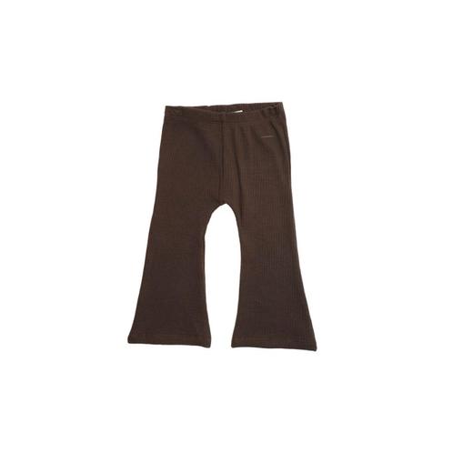 Flared pants - rib donker bruin - 110/116Riffle Amsterdam, Kinderen en Baby's, Kinderkleding | Overige, Nieuw, Verzenden