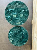 Middentafel (2) - Roestvrij staal, Mineraal - Insteekbare, Antiek en Kunst