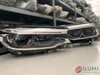 BMW 5 G30 G31 ADAPT LASER KOPLAMP R L KPL 7493649 7493650, Verzenden, Gebruikt, BMW