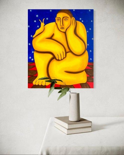 Sad monsters club / Jade Mouge - Le Silence à deux, Antiek en Kunst, Kunst | Schilderijen | Modern