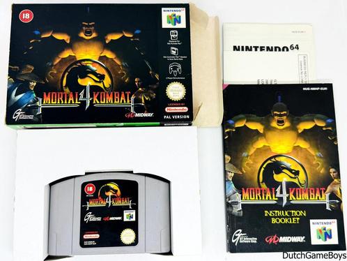 Nintendo 64 / N64 - Mortal Kombat 4 - EUR, Spelcomputers en Games, Games | Nintendo 64, Gebruikt, Verzenden