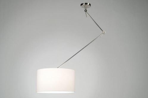 Rietveld Hanglampen - Wit - Stof, Huis en Inrichting, Lampen | Hanglampen, Verzenden