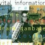 cd promo - Vital Information - Where We Come From, Zo goed als nieuw, Verzenden