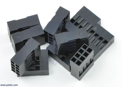 0,1 &quot;(2,54 mm) krimpconnectorbehuizing: 2x4-pins 10-pac, Hobby en Vrije tijd, Elektronica-componenten, Verzenden