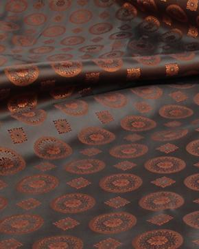 Luxe Voering Mandala Kastanje, Hobby en Vrije tijd, Stoffen en Lappen, Overige kleuren, Nieuw