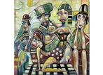 Andrii Hurskyi (1973) - Striptease, Antiek en Kunst, Kunst | Schilderijen | Modern