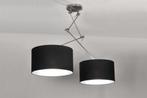 Rietveld Hanglampen - Zwart - Stof, Verzenden, Nieuw