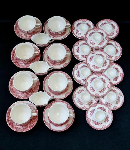 Johnson Bros. - Koffieservies (31) - Old Britain Castles -, Antiek en Kunst, Antiek | Meubels | Tafels
