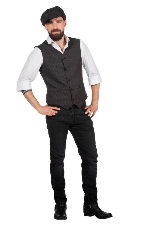 Peaky Blinders Gilet en Pet Roaring 20s, Kleding | Heren, Carnavalskleding en Feestkleding, Nieuw, Ophalen of Verzenden