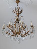 Kroonluchter - Kristal - Brons met gouden afwerking