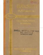 1948 WOLSELEY 14 60 INSTRUCTIEBOEKJE ENGELS, Auto diversen, Handleidingen en Instructieboekjes
