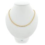 Gouden anker schakel ketting | 45,5 cm (veerring) (veerring), Ophalen of Verzenden, Gebruikt, Overige kleuren, Goud