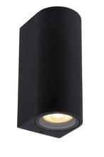Lucide ZARO - Wandspot Buiten 2xGU10 IP44 Zwart, Tuin en Terras, Buitenverlichting, Verzenden, Nieuw, Aluminium
