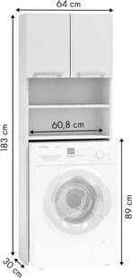 Opslagkast voor schoonmaakmiddelen - 4 schappen & 2 deure..., Witgoed en Apparatuur, Ophalen of Verzenden, Nieuw