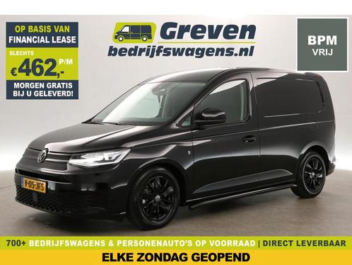 Volkswagen Caddy Cargo 2.0 TDI 122PK L1H1 BPM VRIJ AUT CAM, Auto's, Bestelauto's, Te koop, Automaat, Financial lease, Diesel, Zwart