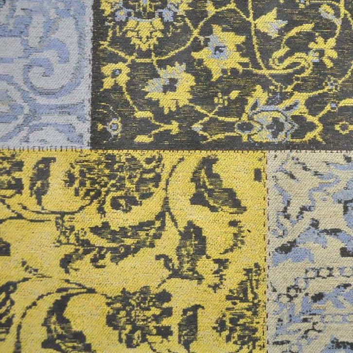 Vloerkleed Dalyan Geel-Grijs - decoratie, Huis en Inrichting, Woonaccessoires | Wanddecoraties, Nieuw