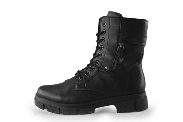 Rieker Veterboots in maat 40 Zwart | 10% extra korting beschikbaar voor biedingen
