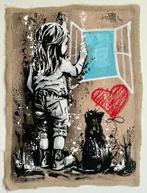 Elisée Skayzoo (1984) - La jeune fille artiste et la fenêtre