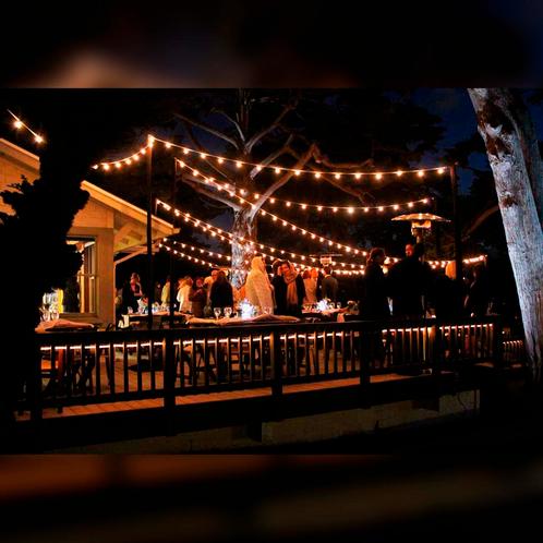 Patio Lichtsnoer Helder 10m met 12 LED Lichtsnoer Buiten, Tuin en Terras, Buitenverlichting, Verzenden